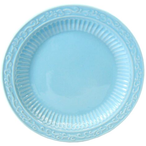 Aluguel de Prato de Sobremesa Azul 19cm