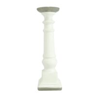 Aluguel de Candelabro Branco de Cerâmica 31cm