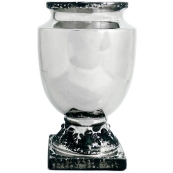 Aluguel de Vaso de Cerâmica Prateado