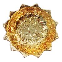 Aluguel de Petisqueira Decorativa Dourada 17cm