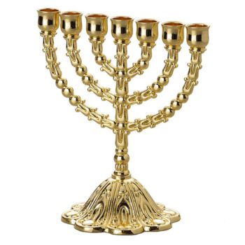 Aluguel de Castiçal Menorah Dourado