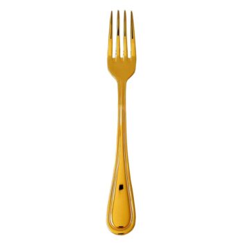 Aluguel de Garfo de Mesa Dourado