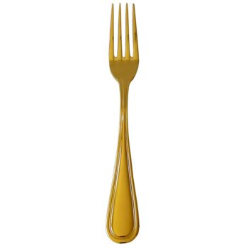 Aluguel de Garfo de Sobremesa Dourado