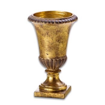 Aluguel de Vaso em Resina Dourado