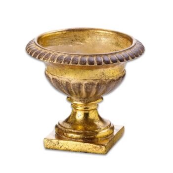 Aluguel de Vaso em Resina Dourado
