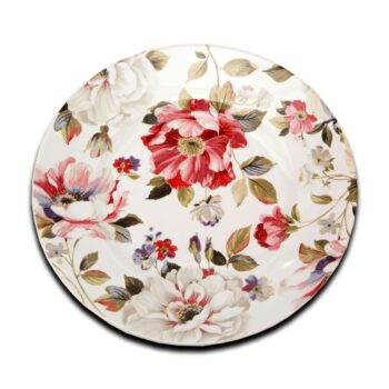 Aluguel de Prato de Sobremesa Floral Papoulas