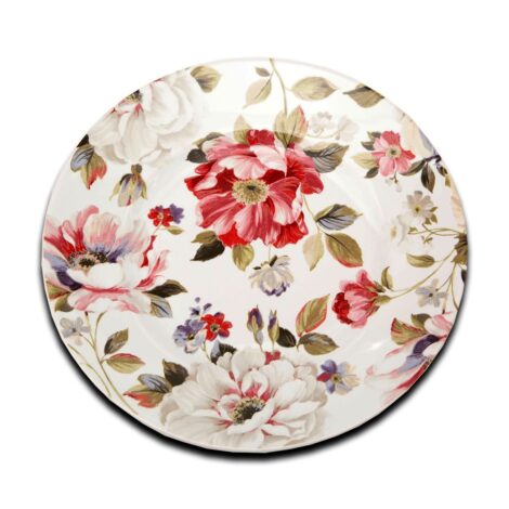 Aluguel de Prato de Sobremesa Floral Papoulas