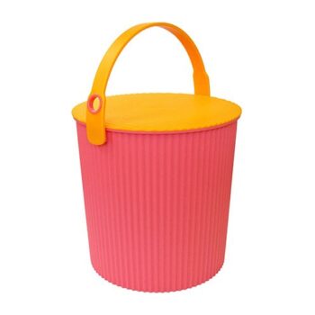 Aluguel de Balde Pink com Tampa