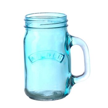 Aluguel de Caneca Kilner Vidro Azul