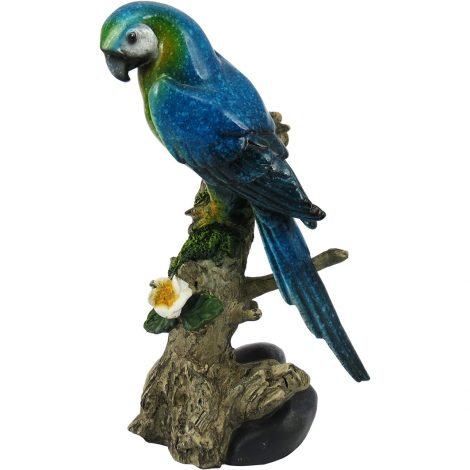 Aluguel de Pássaro Decorativo Azul 22cm