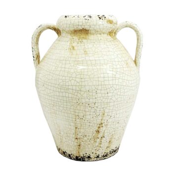 Aluguel de Vaso Decorativo de Cerâmica Branco