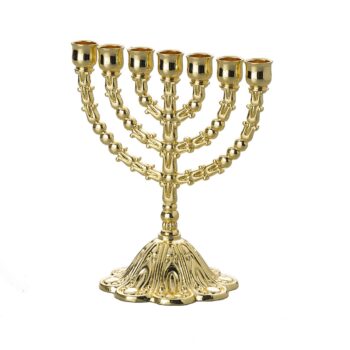 Aluguel de Castiçal Menorah Dourado
