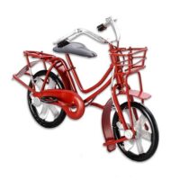 Aluguel de Bicicleta Decorativa Vermelha 13x10cm