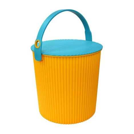Aluguel de Balde Laranja com Tampa 27x27cm