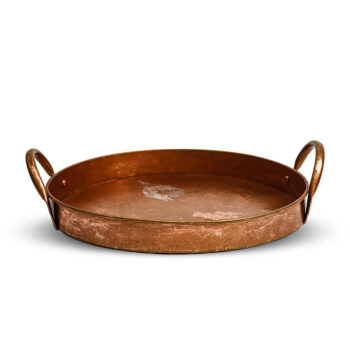 Aluguel de Bandeja Redonda Cobre