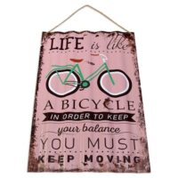 Aluguel de Placa Decorativa Life Is Like a Bicycle