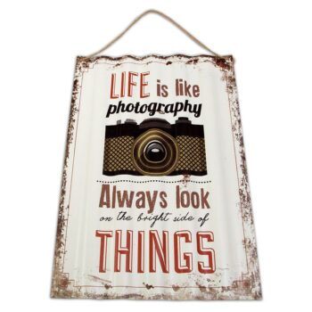 Aluguel de Placa Decorativa Life Is Like Photography