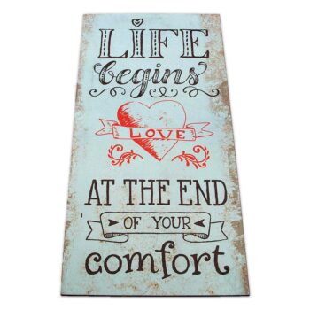 Aluguel de Placa Decorativa Life Begins