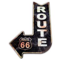 Aluguel de Placa Decorativa Seta Route 66