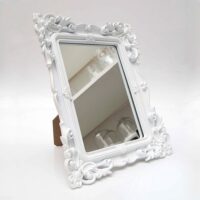 Aluguel de Porta Retrato com Espelho Branco