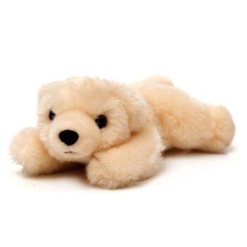 Aluguel de Urso Polar Decorativo em Pelúcia Deitado