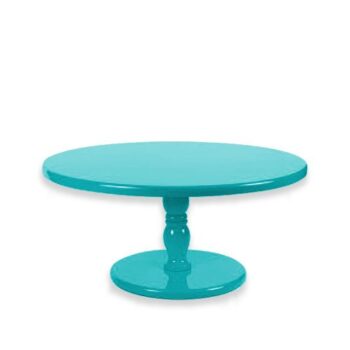 Aluguel de Prato com Pé em Laca Tiffany