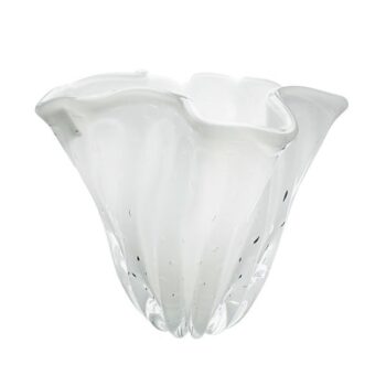 Aluguel de Vaso em Murano Branco