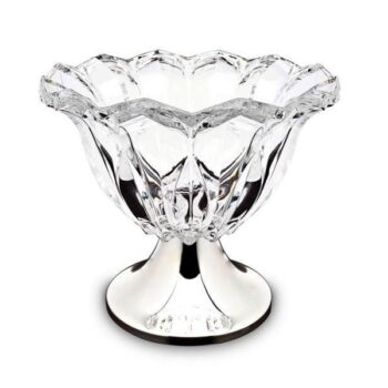 Aluguel de Centro de Mesa Pé Prata Louise