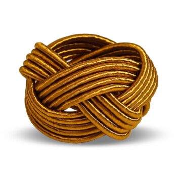 Aluguel de Anel de Guardanapo Cordão Dourado