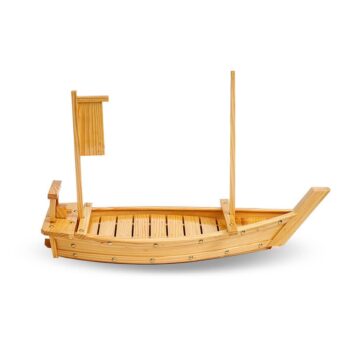 Aluguel de Barca de Madeira para Sushi 70x25cm