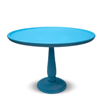 Aluguel de Prato com Pé Azul