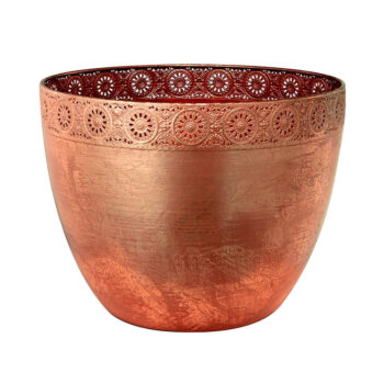 Aluguel de Cachepot Cobre em Metal 36x28cm