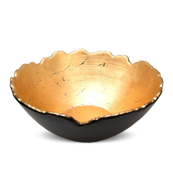 Aluguel de Centro de Mesa Preto e Dourado