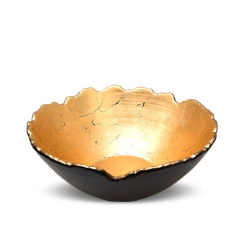 Aluguel de Centro de Mesa Preto e Dourado