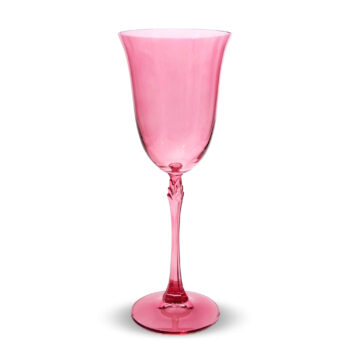 Aluguel de Taça de Água Ecol em Cristal Rosa