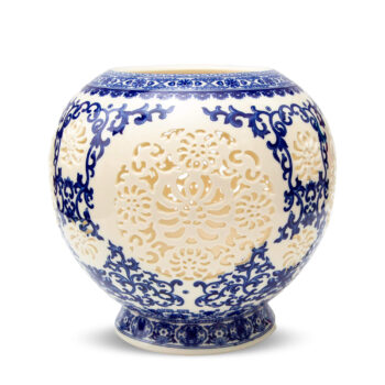 Aluguel de Vaso Português Rendado de Cerâmica