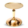 Aluguel de Prato com Pé em Latão Dourado