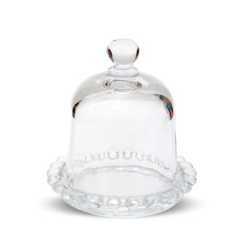 Aluguel de Finger Mini Prato com Cúpula Bolinha