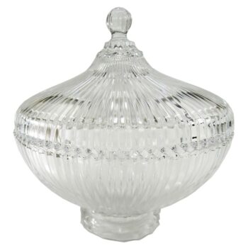 Aluguel de Centro de Mesa Diamond com Pé e Tampa