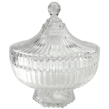 Aluguel de Centro de Mesa Diamond com Pé e Tampa
