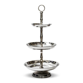 Aluguel de Prato 3 Andares com Aba Inox