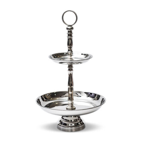 Aluguel de Prato 2 Andares com Aba Inox