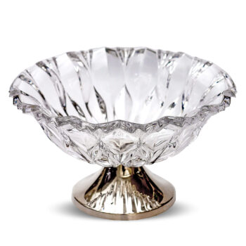 Aluguel de Centro de Mesa Pé Prata Louise