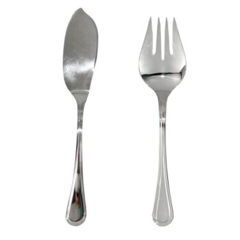 Aluguel de Trinchante para Peixe 2 Peças Prata