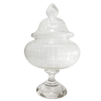 Aluguel de Compoteira Decorativa Lapidada com Pé Vidro