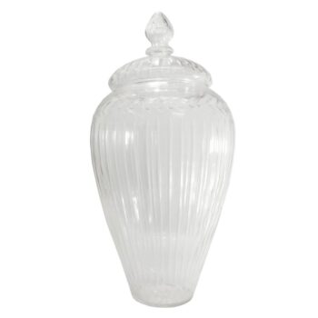 Aluguel de Compoteira Decorativa Lapidada de Vidro