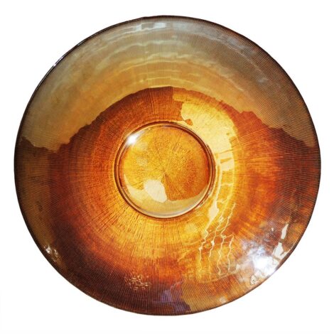Aluguel de Centro de Mesa Marrocom Ouro de Vidro 45cm
