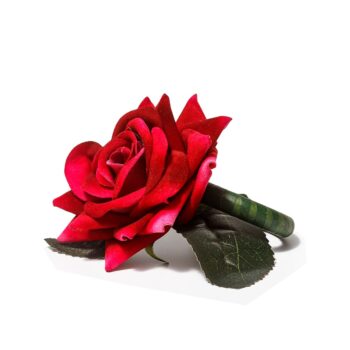 Aluguel de Anel de Guardanapo Flor Vermelha
