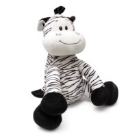 Aluguel de Zebra Decorativa em Pelúcia Listrada