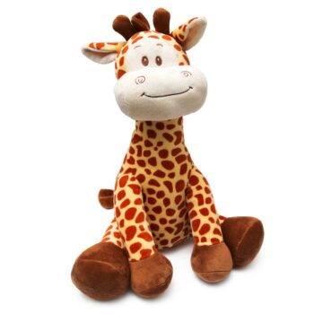 Aluguel de Girafa Decorativa Feliz em Pelúcia Curta